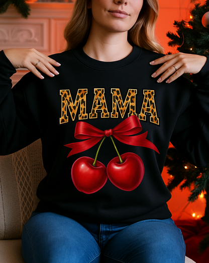 Cute Leopard MaMa Sweater